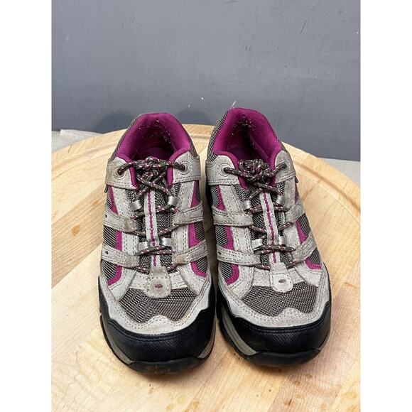 LL Bean Tek 2.5 Waterproof Shoes Women's 7 Tan Pink Hiking Outdoors Classic - Picture 7 of 10
